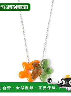 1h可退 日本直邮Lovely Charm 22 女士可换式双色花朵项链 3WAY设