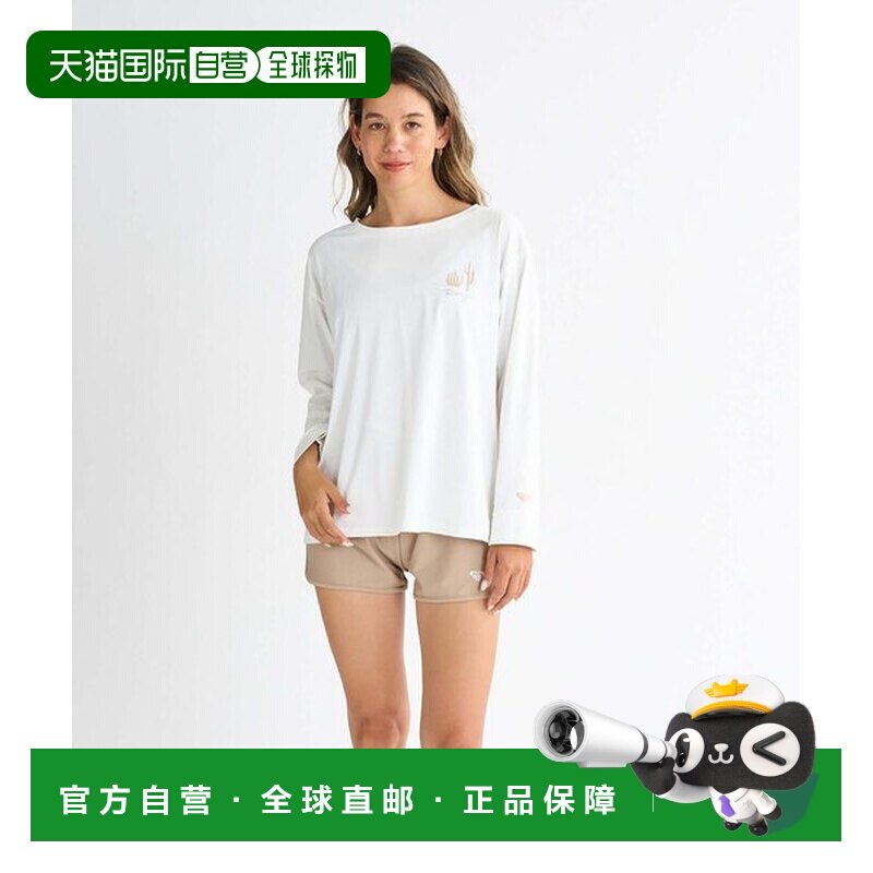 日本直邮Roxy PICNIC GINGHAM 女士长袖防晒T恤泳装4件套 [228867