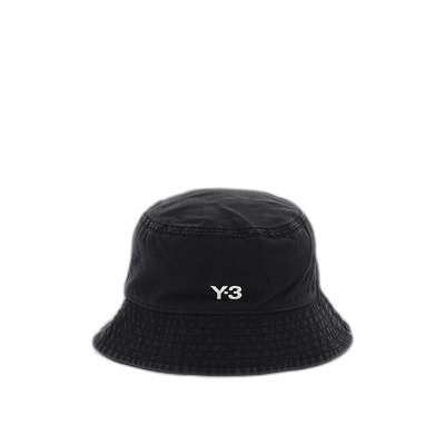 香港直邮Y-3 男士帽子 IX7000 黑色 徽标渔夫帽高级感 潮牌正品