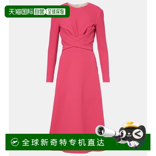 香港直邮EMILIA 女士 1h可退 WICKSTEAD 中长连衣裙 Elta crêpe