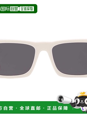 自营Off-White ALBANY Dark Grey Square Unisex Sunglasses OERI
