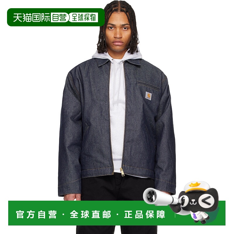 香港直邮CARHARTT WIP 男士 蓝色 OG Detroit 牛仔夹克 I036259