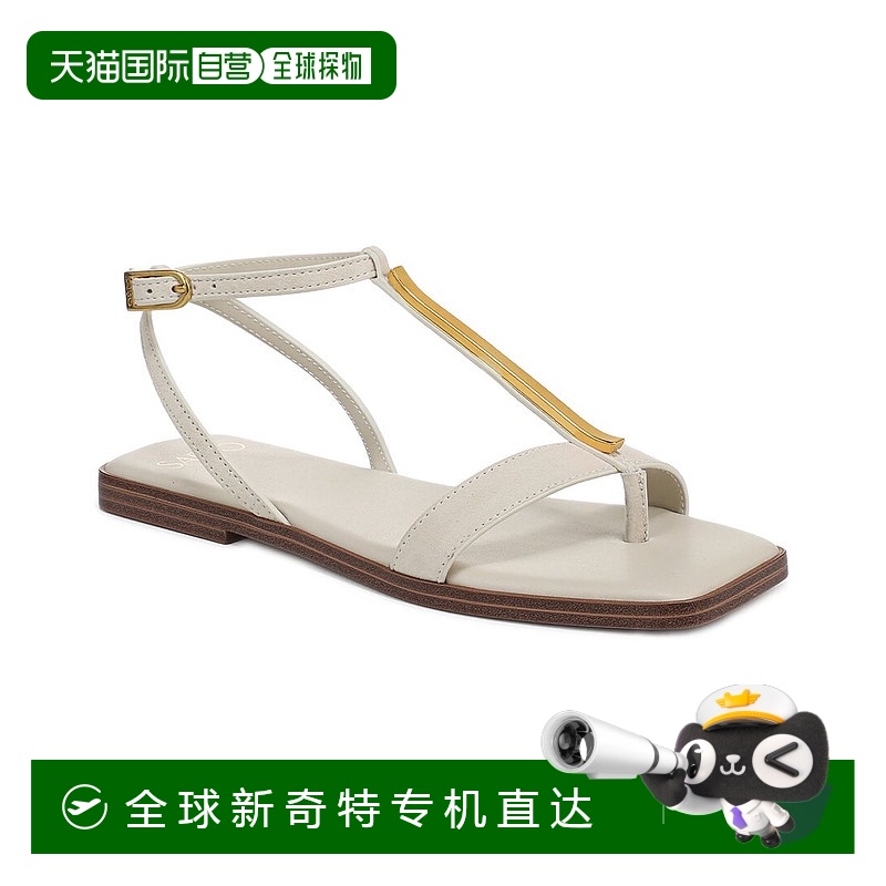 自营 Franco Sarto Logan皮革长裤-米色 【美国奥莱】直发