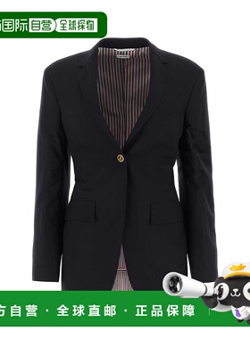 香港直邮THOM BROWNE 女士西服 外套 AW2023 FBC862A06146420黑色