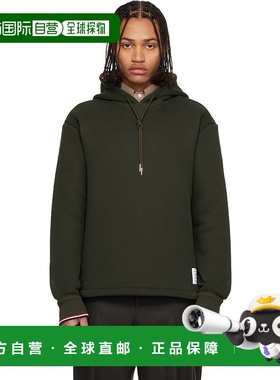 1h可退 香港直邮Thom Browne 汤姆 布朗 男士 绿色 Loopback Over