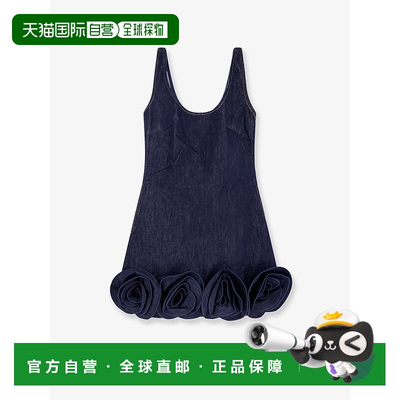 香港直邮Self-Portrait 女士 3D 牛仔迷你花瓣图案连衣裙 RS26821
