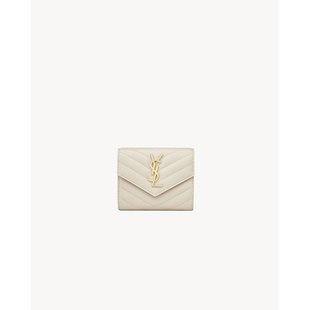 YSL 紧凑型小羊皮钱包 圣罗兰 24年上新CASSANDRE