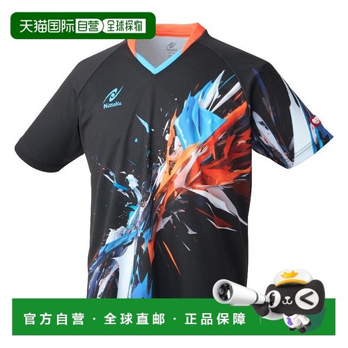 日本直邮Nittaku Bright Burst 衬衫 NW2218 乒乓球比赛衬衫 男女