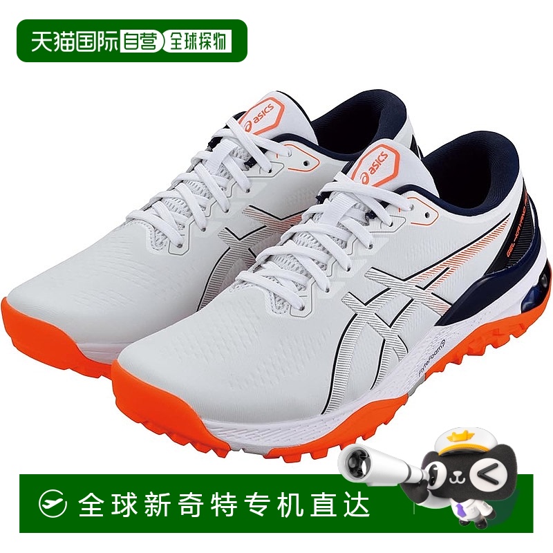 【日本直邮】亚瑟士GEL-KAYANO ACE2高尔夫球鞋1111A243白/荧光橙