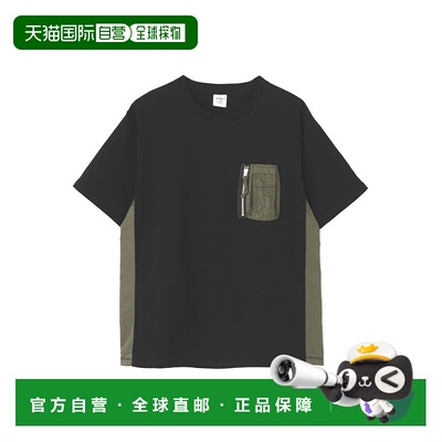 1h可退 日本直邮AVIREX 女士MA-1口袋设计短袖T恤 7835134077刺绣