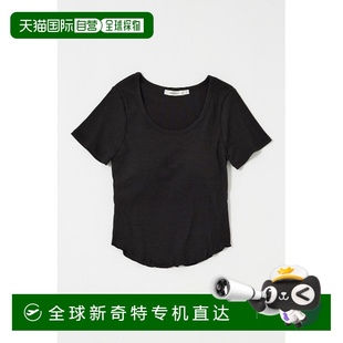宽松百搭 1h可退 内置杯简约T恤 日本直邮MOUSSY 029ISA8003 女装
