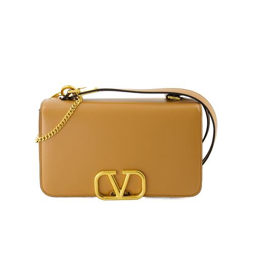 VALENTINO 女士斜挎包 WB0Q77DLGWRK AW2024 棕色 VLogo单肩包