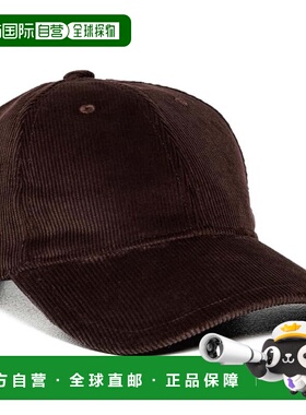 自营rag & bone Women's Harlow Corduroy Baseball Cap - dark e