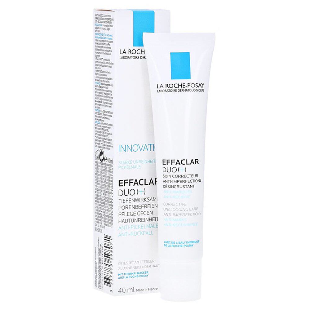 欧洲直邮LaRoche-Posay理肤泉DUO+青春痘粉刺通毛孔修复面霜40ml