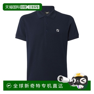 SS2025 T恤 FY0985AUA5F0QB0 蓝色经典 香港直邮FENDI 1h可退 男士