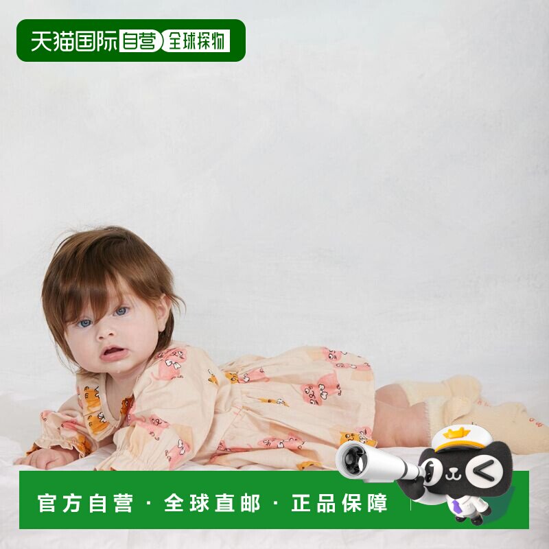 日本直邮mini rodini 2026AW 秋冬 婴儿连体衣 Kittens 小猫图案