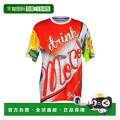 香港直邮Moschino red红色 莫斯奇诺 1h可退 男士 T恤 舒适时尚
