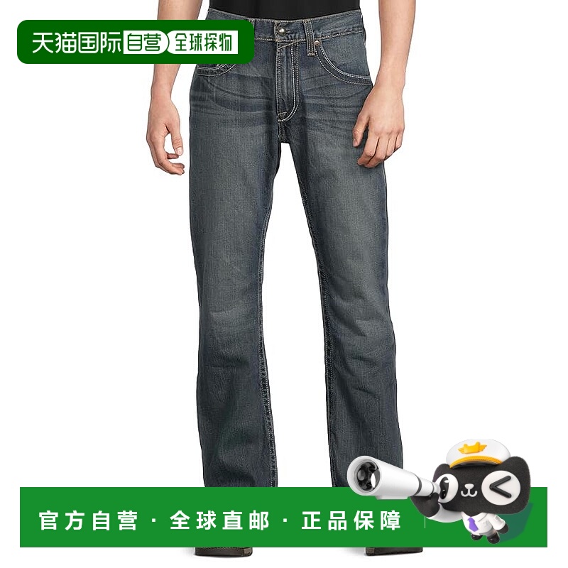 香港直邮潮奢 ariat 男士 M5 松叶低腰直筒牛仔裤