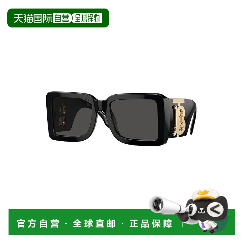 香港直邮BURBERRY 女士眼镜 BE4406U300187 SS2025 黑色 方框太阳