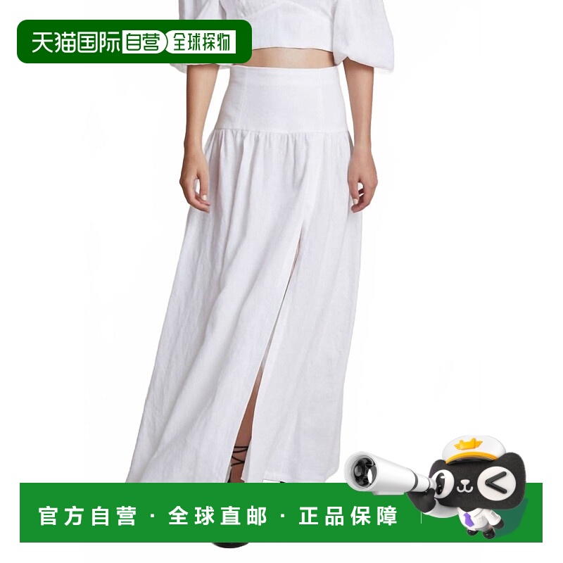 自营bec + bridgeWomen's Ocelot Midi Skirt In White - white