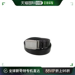 香港直邮潮奢 Dunhill 登喜路 男士 黑色徽标皮带 BPM200A42