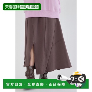 1h可退 日本直邮RODEO CROWNS WIDE BOWL 女装 宽松斜纹半拉链裙