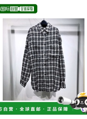 香港直邮Faith Connexion 黑白格纹衬衫 X1819T00400BLACK