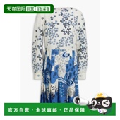 香港直邮潮奢 华伦天奴 Red 1h可退 Valentino 红 女士 褶裥印花