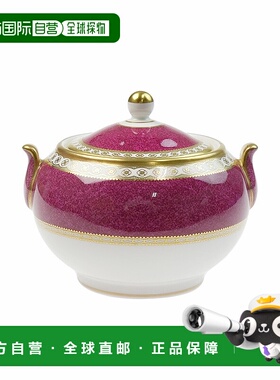 日本直邮Wedgwood 威基伍德 Ewlander Powdered Ruby 糖罐