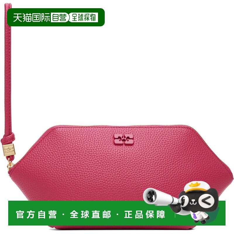 香港直邮GANNI甘尼女士手拿包化妆包 【付后1h可退】