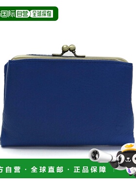 日本直邮CLEDRAN 双折扣紧凑型扣环钱包双折钱包 NUA NOM 真皮女