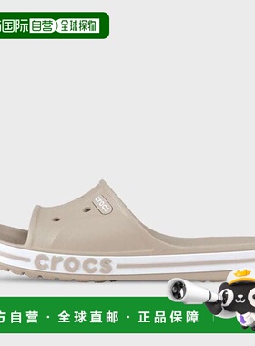 韩国直邮crocs Crocs 凉鞋 Bayaband Slide 男式拖鞋 Cobblestone
