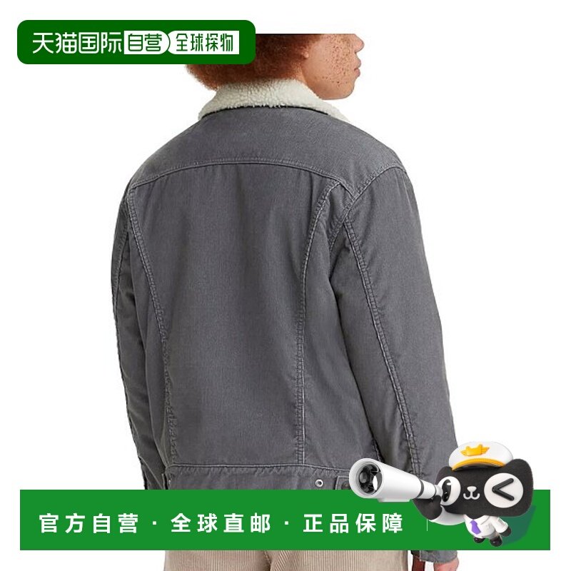 日本直邮levi's品牌通用款夹克CORDUROY TRUCKER JAKET PEWTER