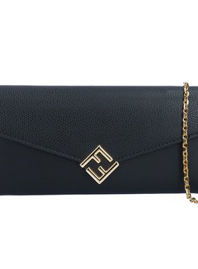 日本直邮FENDI 钱包 链条钱包 8M0365 ALV4-F1NPW NERO+ORO SOFT