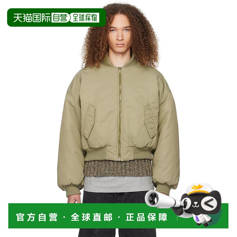 1h可退 【美国直邮】we11done男士外套飞行员夹克休闲时尚 保暖舒