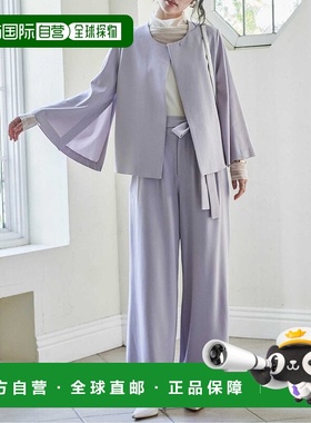 日本直邮RANAN 防皱可洗涤披肩夹克套装[R05096EW11627]