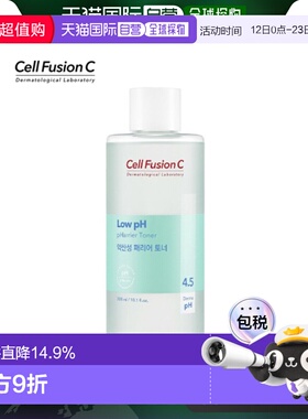 韩国直邮Cell Fusion C 秀肤生 弱酸PH4.5温和爽肤水 300ml正品