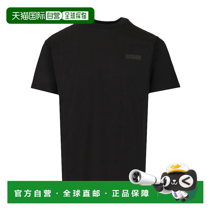 1h可退 香港直邮GIVENCHY 男士T恤 BM71NK3YRP001 AW2025 黑色 Co