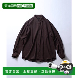 1h可退 日本直邮soe男装宽松版型半透明感垂坠感VISCOS衬衫 30550