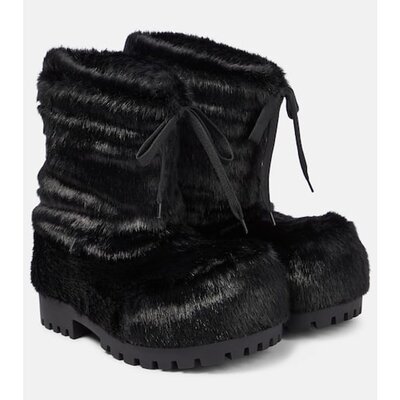 Balenciaga 巴黎世家 女士 Alaska 人造皮草雪地靴