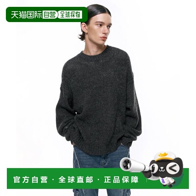 韩国直邮INSILENCE设计师款通用日常休闲宽松时尚毛衣IM2C4KT06CH