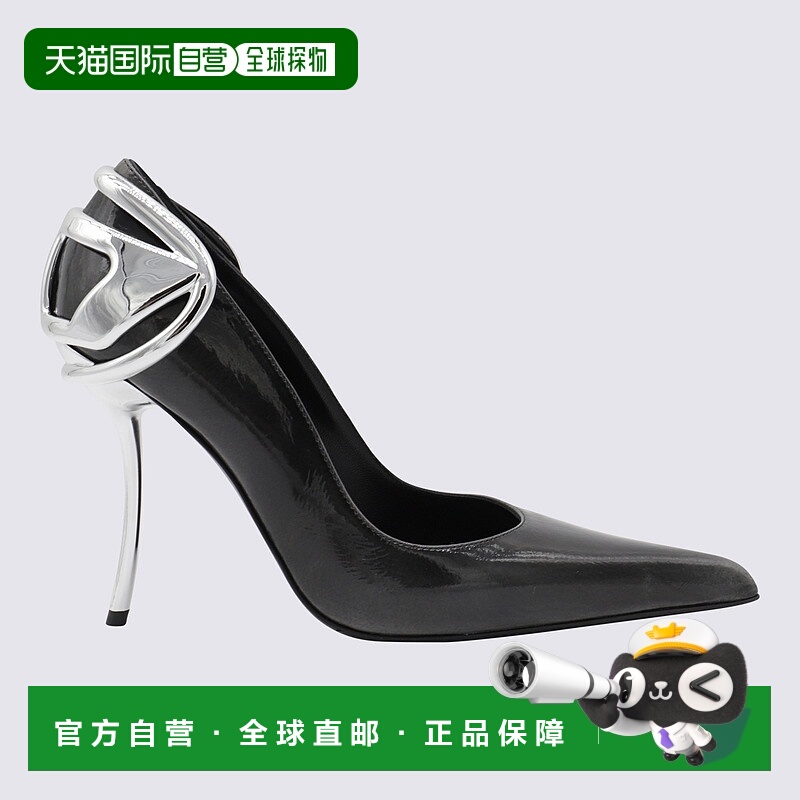 1h可退 香港直邮DIESEL 女士高跟鞋 Y03426P8399HA891 AW2025 黑