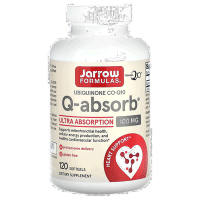 香港直发JARROW高辅酶Q10调节心脏功能加强营养120粒保健品
