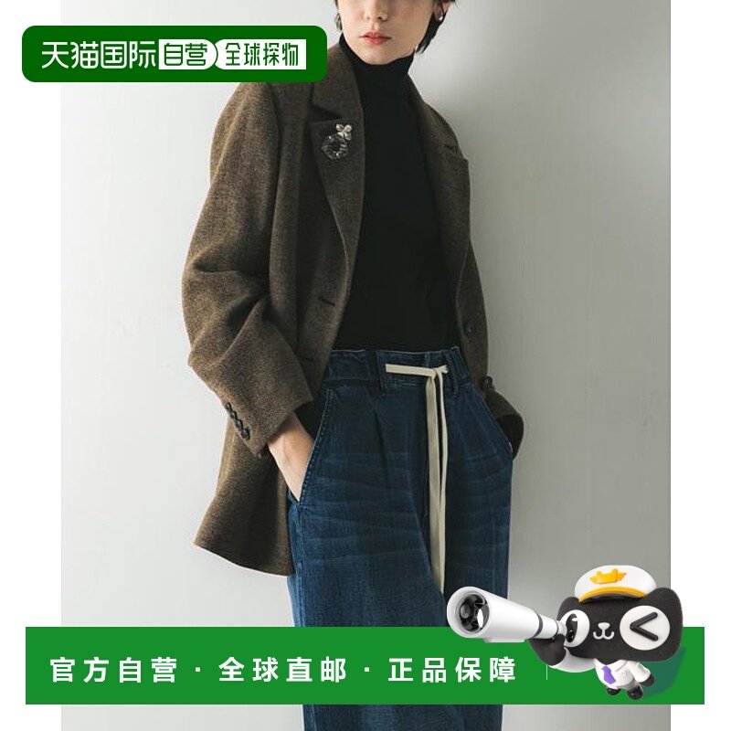 1h可退 日本直邮官方授权 URBAN RESEARCH 英伦羊毛粗花呢夹克,女装/女士精品,短外套,淘宝优惠券,粉丝福利购,淘宝优惠卷