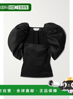 1h可退 香港直邮Gabriela Hearst 女士 Ceri 亚麻上衣 2241063LI0