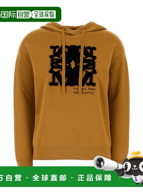 香港直邮MaxMara 麦斯玛拉 女士 SFINGE 芥末黄羊毛运动衫 251136