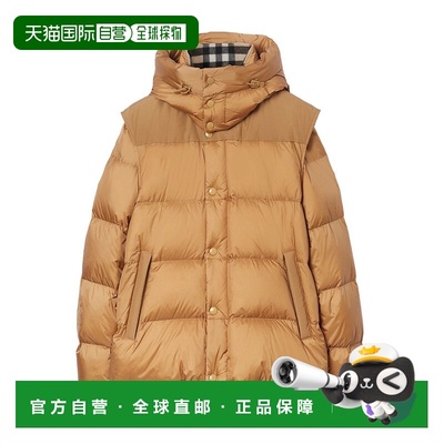 香港直邮BURBERRY 男士外套 80839721 SS2024 花色 长袖羽绒服