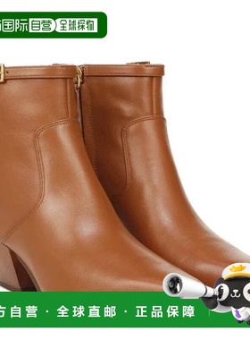 自营Franco Sarto Amber Boots Women's Brown Leather Pointed T