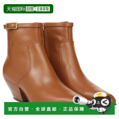 自营Franco Sarto Amber Boots Women's Brown Leather Pointed T