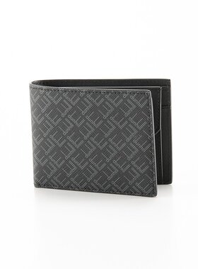 日本直邮Dunhill 折叠钱包签名黑色带零钱包21R2320LT001R